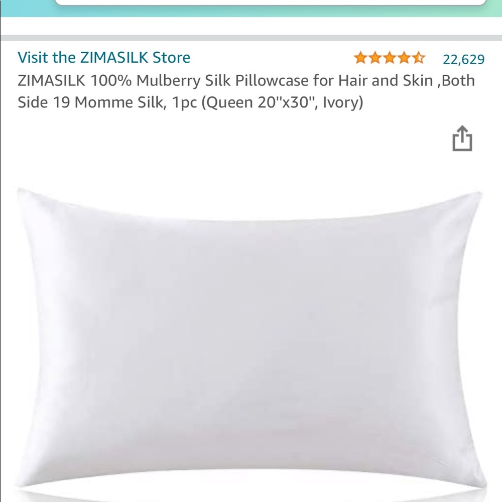 Two silk pillowcases